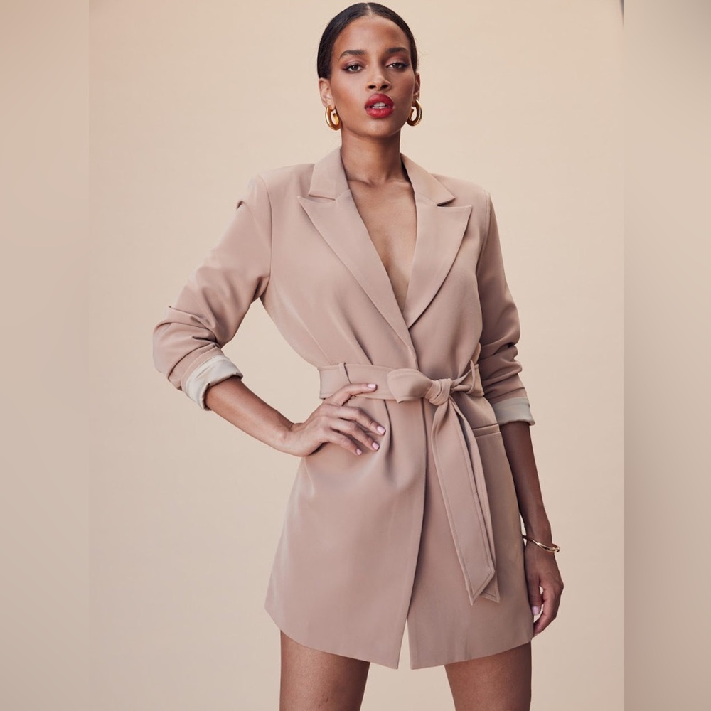 Blazer Dress in Nude by Camila Coelho